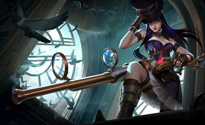 caitlyn campeã lol cait