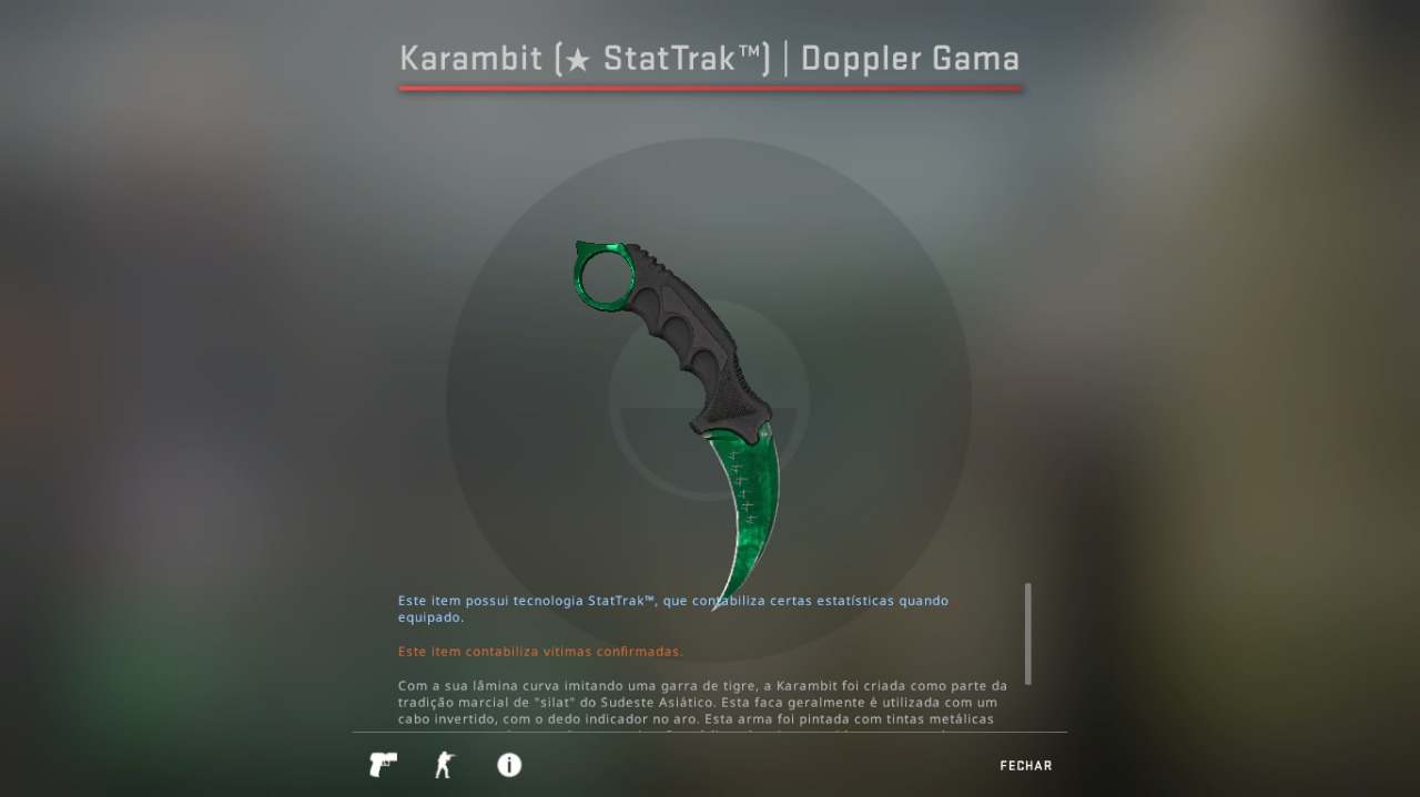 Karambit - Doppler Gama Emerald