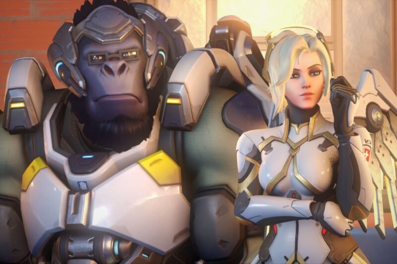 Mercy e Winston Overwatch 2