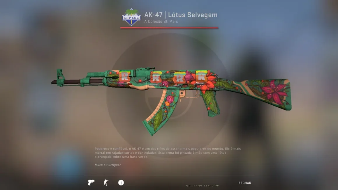 AK-47 Lótus Selvagem