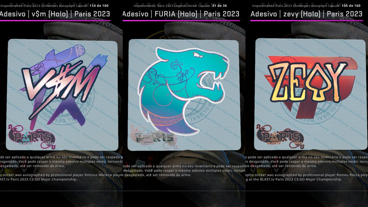 CS:GO: Stickers Do Major De Paris São Revelados; Confira