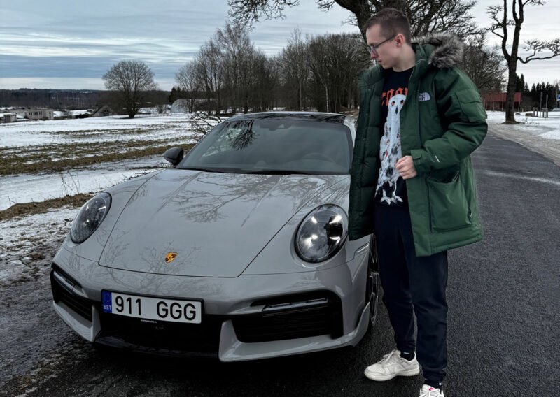 ropz com a Porsche
