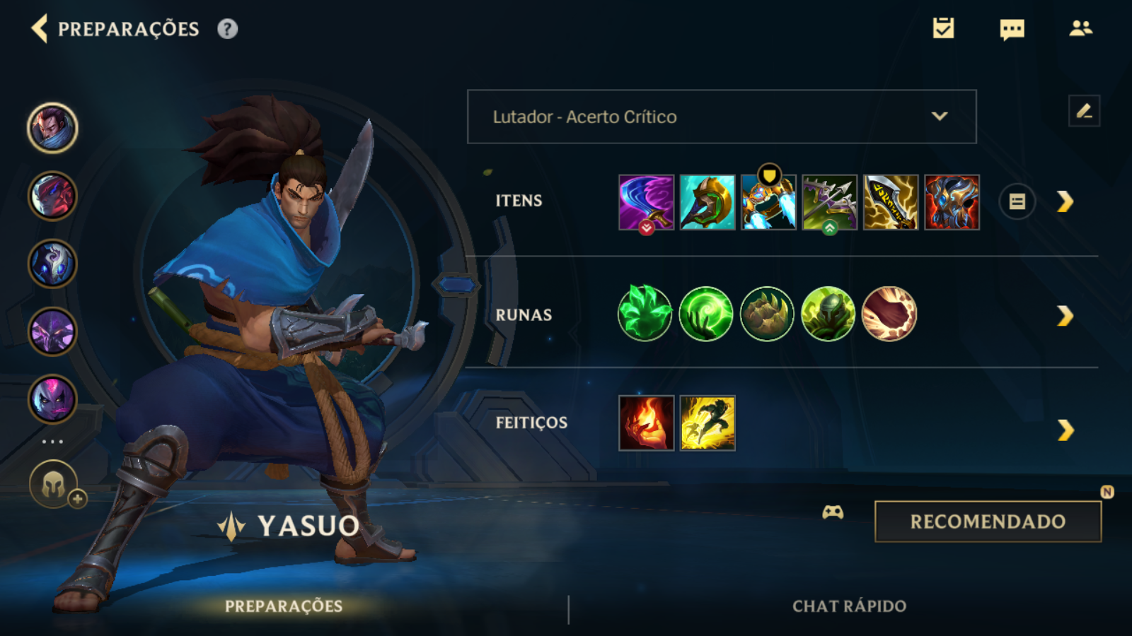 build yasuo