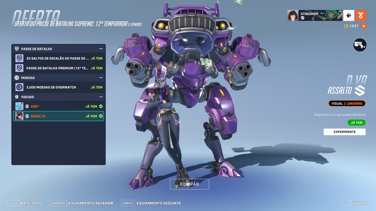 DVa personagem de Overwatch 2