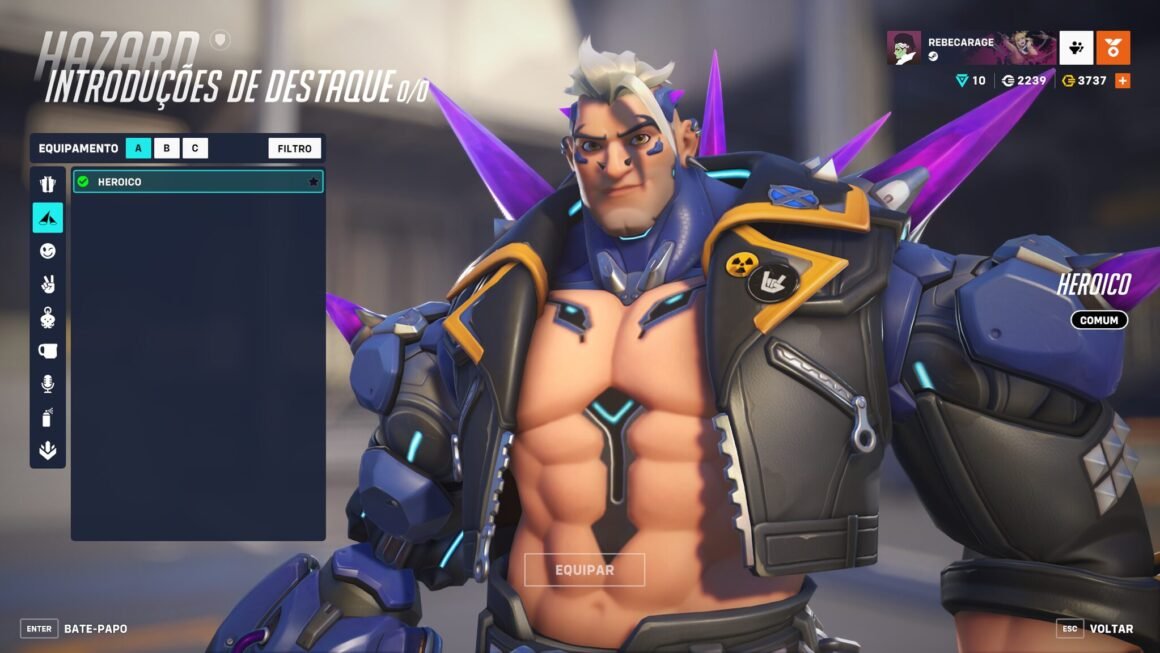 Hazard, novo tank de Overwatch 2