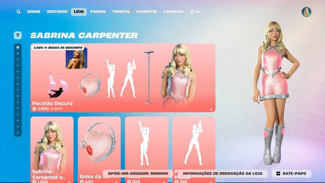 Sabrina Carpente Fortnite