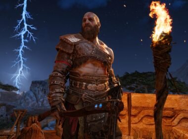 Kratos em God of War: Ragnarok