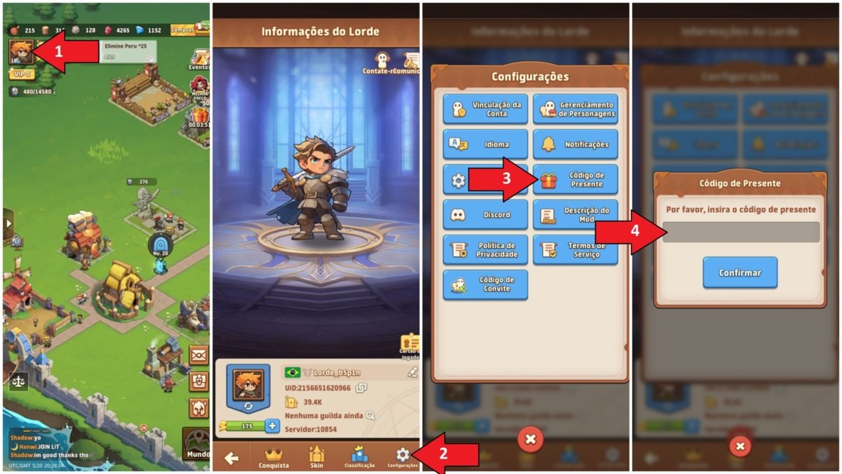 Códigos Top Heroes 1 códigos no jogo